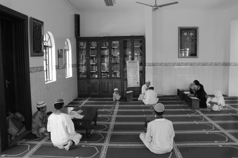 Masjid Bukhari_Madrasah B&W_1